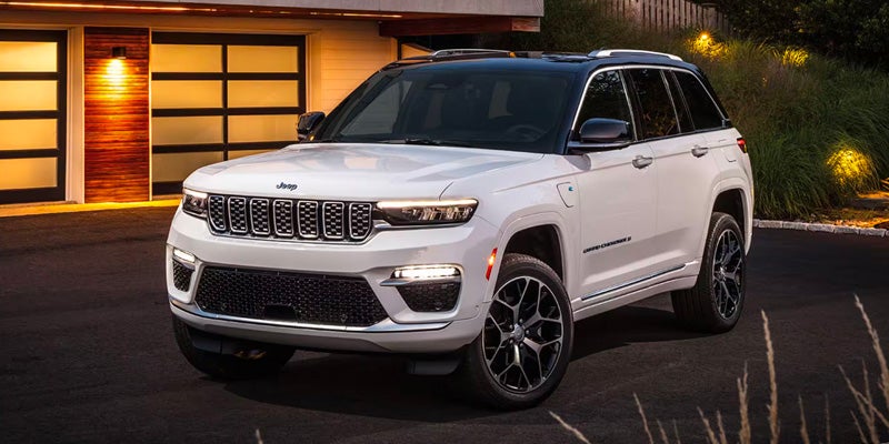 white Grand Cherokee